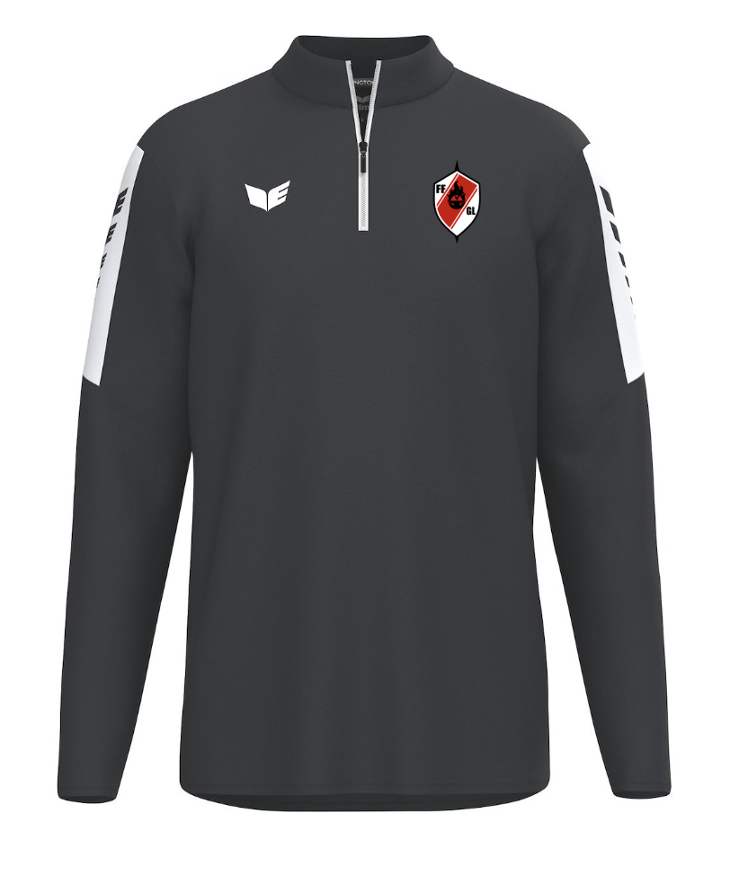 Bluza czarna ERIMA Intro Training top Junior