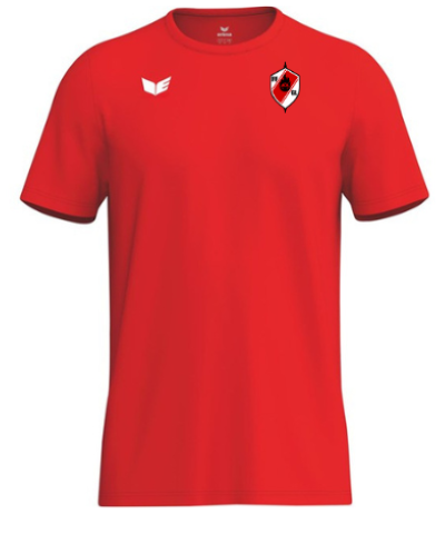 Koszulka czerwona ERIMA Intro Junior