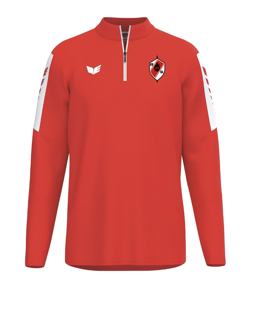 Bluza czerwona ERIMA Intro Training top Senior